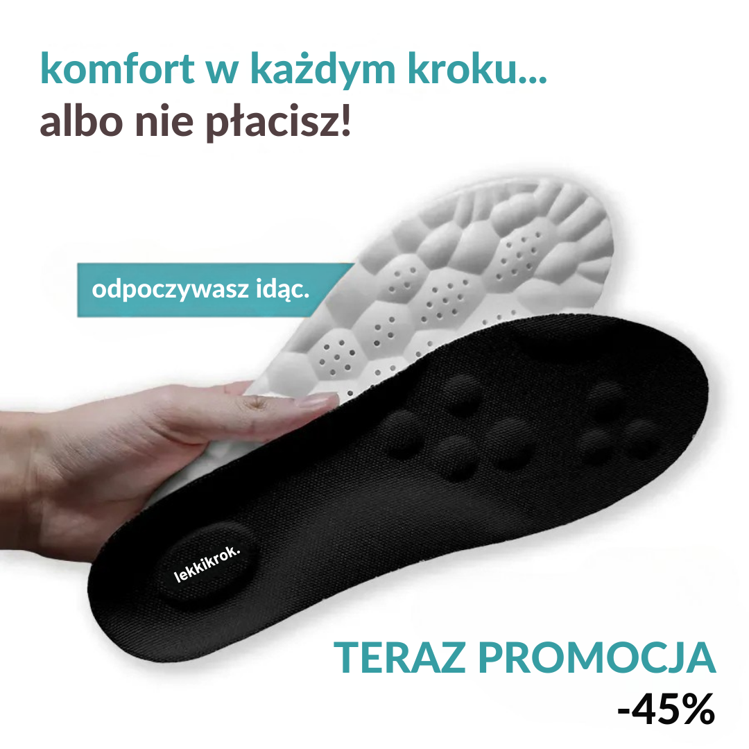 LekkiKrok | Wkładki masujące, które eliminują ból stóp